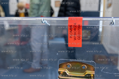 Gdańsk Strzyża. Wybory Prezydenckie 2025. Nz. Obwodowa...