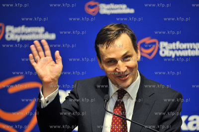 Gdansk. Spotkanie Radoslawa Sikorskiego, ministra spraw...