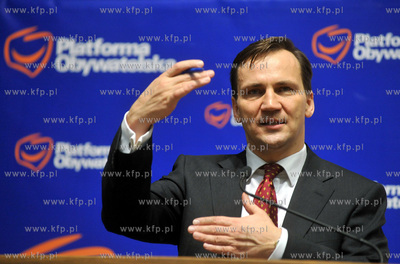 Gdansk. Spotkanie Radoslawa Sikorskiego, ministra spraw...