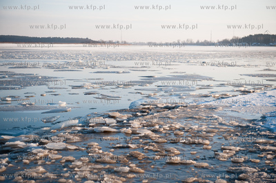 Gdansk. Zimowe mrozne popoludnie na Gorkach Zachodnich....