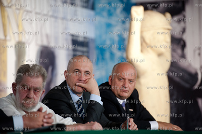 Gdansk. Sala BHP Stoczni Gdanskiej. Otwarte spotkania...