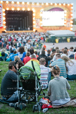 Gdansk. Fanzone - Strefa Kibica. Relacja meczu finalowego...