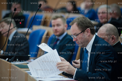 Gdansk. XXVII sesja Sejmiku Wojewodztwa Pomorskiego.
Nz...