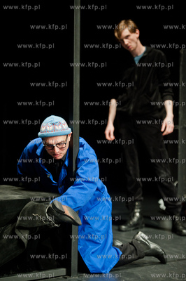 Gdansk. Teatr Wybrzeze. Scenie Malarnia. Proba medialna...