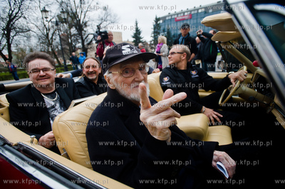 Gdansk. Obchody 55 lecia Polskiego Rock & Rolla. Odsloniecie...