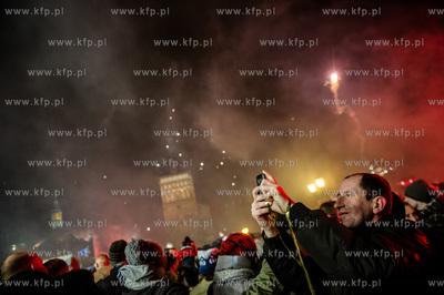 Zabawa sylwestrowa na Targu Weglowym w Gdansku.
31.12.2014
fot....