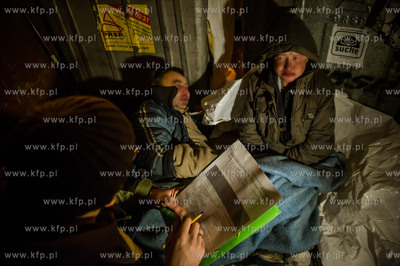 Gdansk. Prowadzone na terenie miasta liczenie osob...