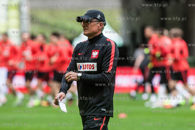Gdansk. Stadion Energa. Otwarty dla mediow trening...