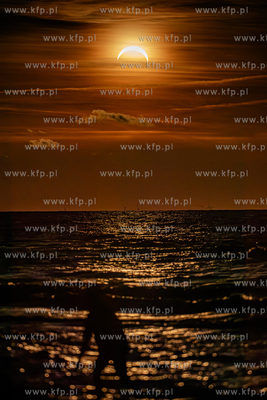 Plaża w Karwi. Zaćmienie słonca, 
12.08.2026
fot....