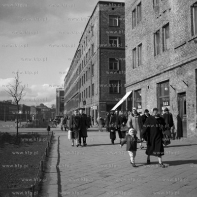 Aleja Grunwaldzka w Gdansku Wrzeszczu. 1958 00006470z...