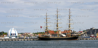 Wizyta zaglowca George Stage - najmniejszego pelnorejowca...