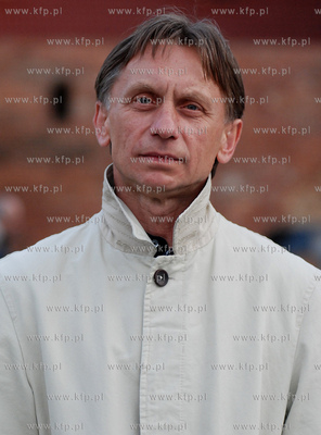 VIII Festiwal Dobrego Humoru w Gdansku. Nz. Krzysztof...