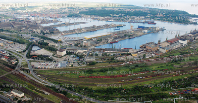 Gdynia z lotu ptaka. Nz. Stocznia Gdynia S.A.
29.06.2007
Fot....