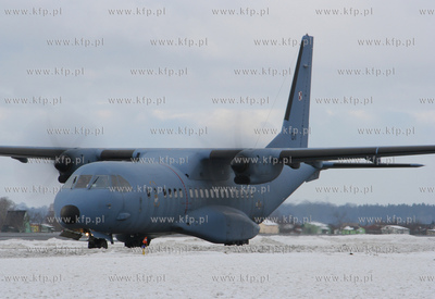 Gdansk , Rebiechowo Nz. CASA C-295M, 13 eskadra lotnictwa...