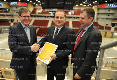 Ergo Arena Sopot/Gdansk. Konferencja prasowa w zwiazku...
