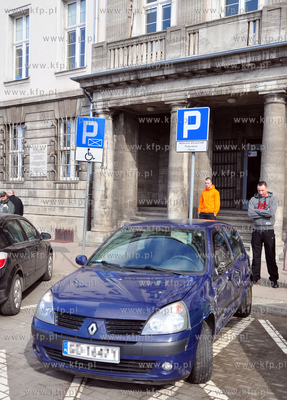 Gdansk 15.03.2012 Wypadek na ul Waly Jagiellonskie....