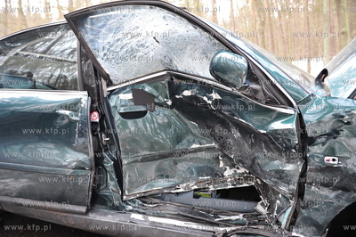 Sopot. Ulica Malczewskiego. Zderzenie dwoch samochodow....