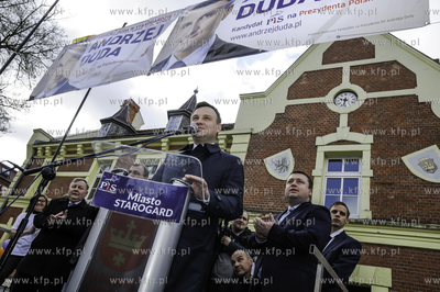 Starogard Gdanski. Spotkanie kandydata PiS na prezydenta...