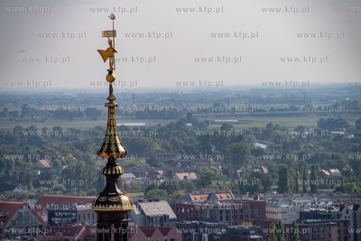 Gdańsk widziany z wieży mariackiej. 03.09.2024. Fot....