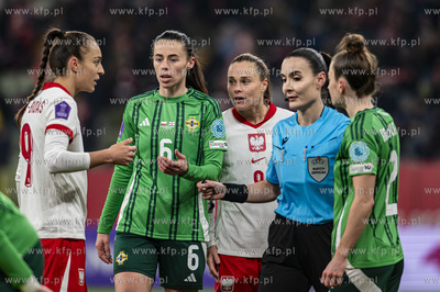 Mecz kobiecej reprezentacji Polski w piłce nożnej...
