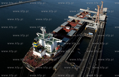 Port Gdansk z lotu ptaka, nz Port Polnocny i terminal...