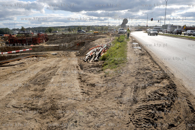 Budowa wezla drogowego Karczemki i trasy WZ w Gdansku...