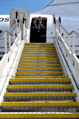 Gdansk, Rebiechowo/ Hiszpanscy kibice przylecieli samolotem...