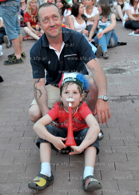 Gdansk. Fanzone - Strefa Kibica. Relacja meczu Mistrzostw...