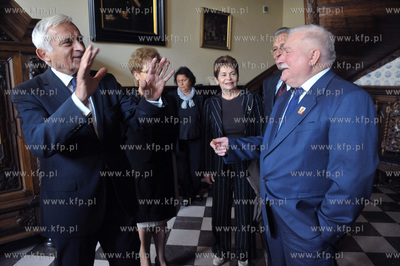 Dwor Artusa w Gdansku. Uroczystosc wreczenia Nagrody...