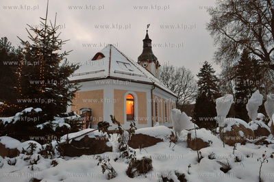 Stary, byly kosciol ewangelicki w Sulmini. Obecnie...