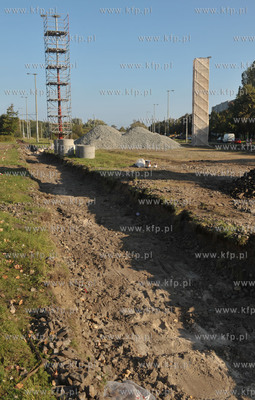 Gdansk Brzezno. Remont oswietlenia i linii tramwajowej...