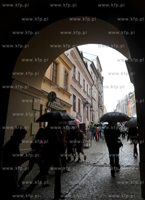 Zwiedzanie Lublina przez uczestnikow pierwszego, promocyjnego...