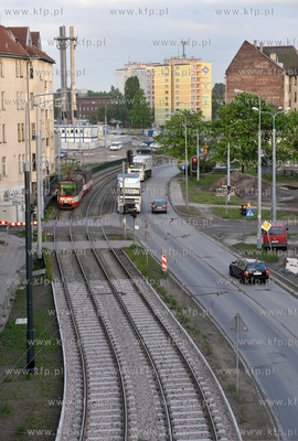 Gdansk ul. Jana z Kolna. W doodali Pomnik Poleglych...