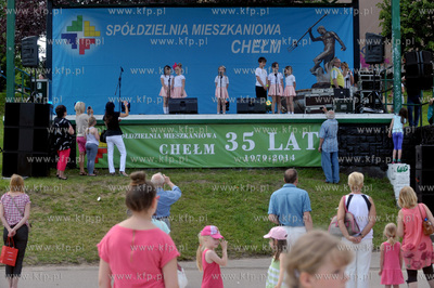 Gdansk Chelm, ul. Witosa. Festyn dla mieszkancow Wodna...