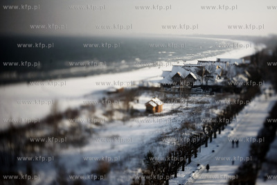 Sopot. Plaza, lazienki poludniowe widziane z latarni...