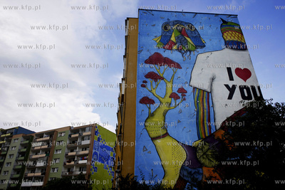 Gdansk Zaspa. Mural  Jacopo Ceccarelliego.
27.07.2010
fot....