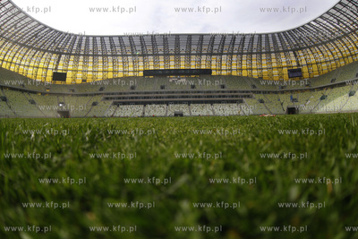 Gdansk. Budowa stadionu PGE Arena Gdansk. Obiekt ten...