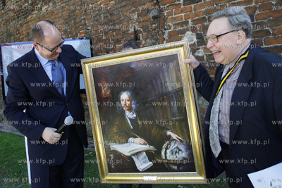 Gdansk.Inauguracja zegara wahadlowego Hevelius 2011....