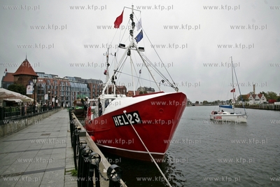 Gdansk. Festiwal Dorsza i Fladry. Nz kuter rybacki,...