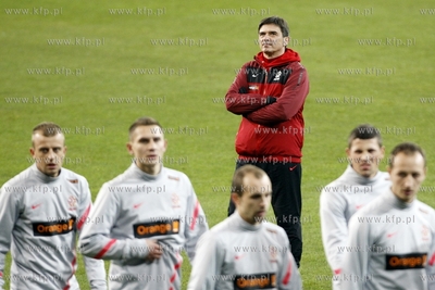 Gdansk. PGE Arena. Nz trening reprezentacji Polski...