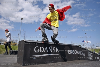 Sopot / Gdansk. Nowo otwarty skatepark przy hali Ergo...