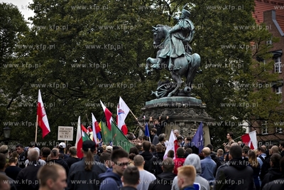 Gdańsk. Manifestacja przeciwko uchodźcom.
12.09.2015
fot....