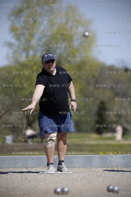 Park Reagana.  Zawody boule z cyklu Grand Prix Norcospectra.
08.05.2016
fot....