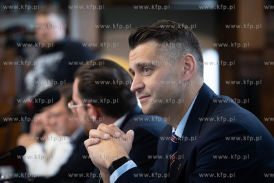 Sesja Rady Miasta Sopotu. Nz. radny Paweł Petkowski.
12.10.2023
fot....