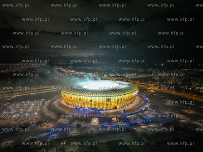 Betclic 1 liga. Lechia Gdańsk - Arka Gdynia n/z oprawa,...