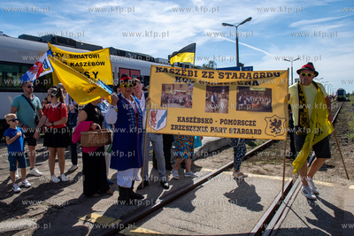 Kościerzyna. XXV Światowy Zjazd Kaszubów. Przyjazd...