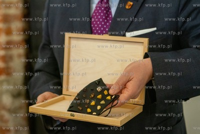 Gdańsk, Ratusz Głównego Miasta. Spotkanie prasowe...