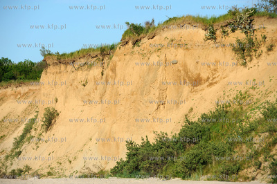 Trzesacz. Plaza i klif  01.06.2009 fot. Wojciech Strozyk...