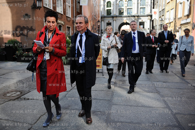 Gdansk. Wizyta Komitetu Stalych Przedstawicieli  przy...