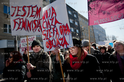 Gdynia. Trójmiejska Manifa 2012. Marsz zorganizowany...